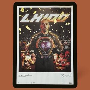 Lewis Hamilton 100th Win Poster Mercedes AMG‎ Petronas F1 Limited Ed 1304/1000